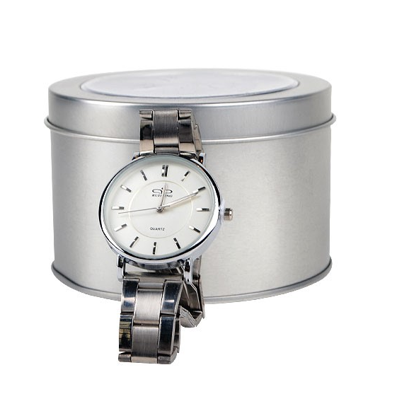 RELOJ PULSERA METALICO EN CAJA